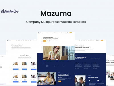 Mazuma - Business Elementor Template Kit