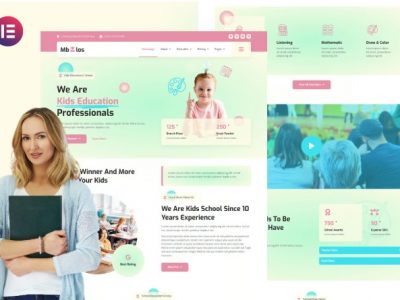 Mbolos - Kids School Profile & Promotion Elementor Template Kit