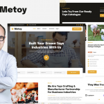 MeToy - Toys Craft Industry Elementor Template Kit