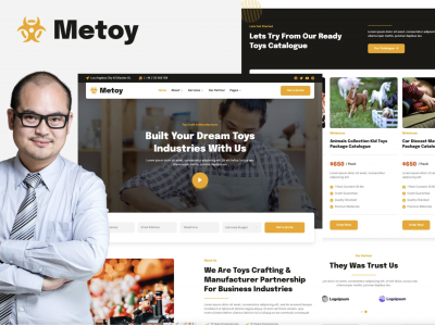 MeToy - Toys Craft Industry Elementor Template Kit