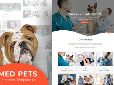 Med Pets - Veterinarian Elementor Template Kit