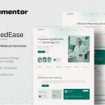 MedEase - Pharmacy & Medical Elementor Template Kit