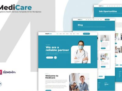 MediCare - Hospital & Health Service Elementor Template Kit