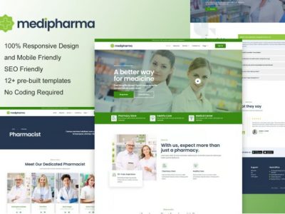 MediPharma - Pharmacy & Medical Elementor Template Kit