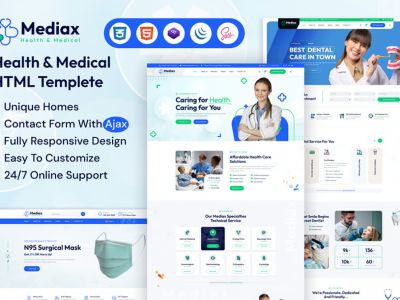 Mediax - Health & Medical Service HTML Template