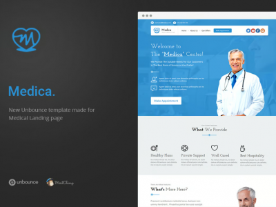 Medica - Unbounce Medical Landing Page