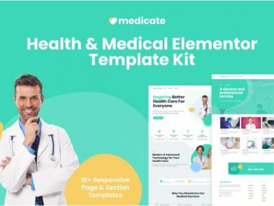 Medicate - Health & Medical Elementor Template Kit