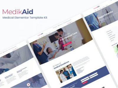 MedikAid | Medical Healthcare Elementor Template Kit