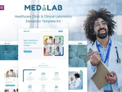 Medilab - Healthcare & Clinical Laboratory Elementor Template Kit
