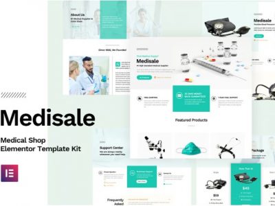 Medisale - Medical Shop Elementor Template Kit