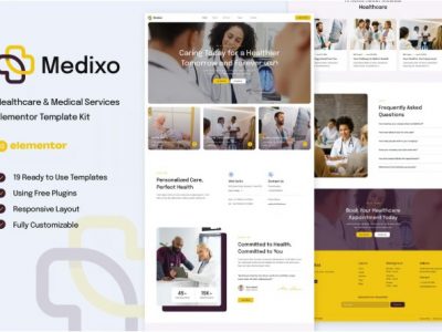 Medixo - Healthcare & Medical Services Elementor Template Kit