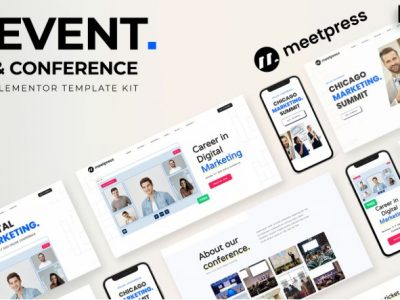 Meetpress - Event & Conference Elementor Template Kit
