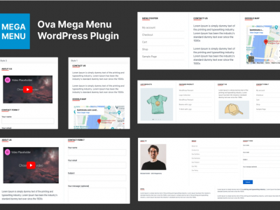 Mega Menu WordPress Plugin - Ova