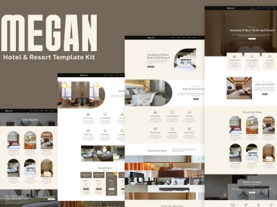 Megan - Hotel Booking Template Kit