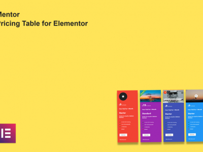 Mentor Pricing Table for Elementor