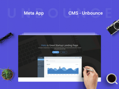 Meta app - Unbounce Landing Page
