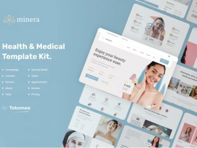 Minera | Skincare & Dermatology Elementor Template Kit