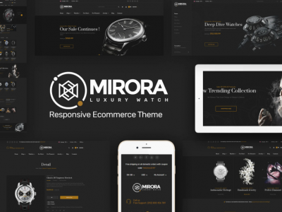 Mirora - Watch & Luxury Store Opencart Theme