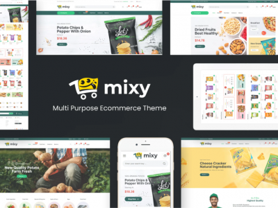 Mixy - Organic, Food, Cosmetic Prestashop Theme