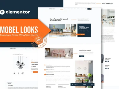 Mobel Looks - Furniture Store WooCommerce Elementor Template Kit