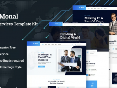 Monal - IT Service Elementor Template Kit