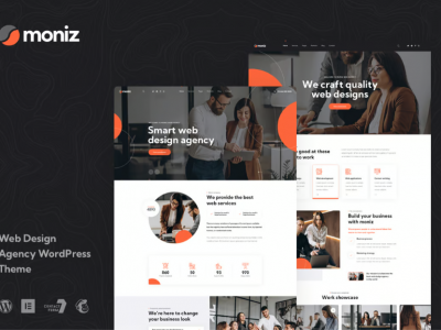 Moniz - Web Design Agency WordPress Theme