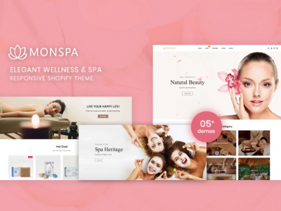 Monspa - Elegant Wellness & Spa Shopify Theme
