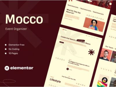 Moocoo - Event Organizer Elementor Template Kit