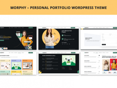 Morphy – Personal Portfolio WordPress Theme