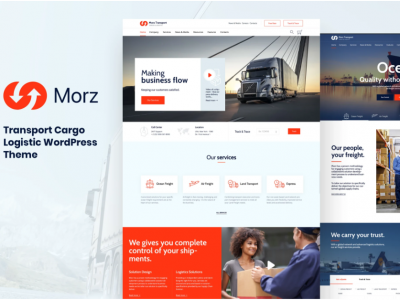Morz - Transport Cargo Logistics Truck WordPress