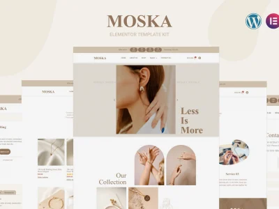 Moska - Fashion Jewelry Store Elementor Pro Template Kit