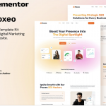Moxeo – SEO & Digital Marketing Agency Elementor Template Kit