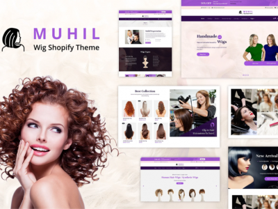 Muhil - Hair Wig, Hair Extensions Shopify Theme