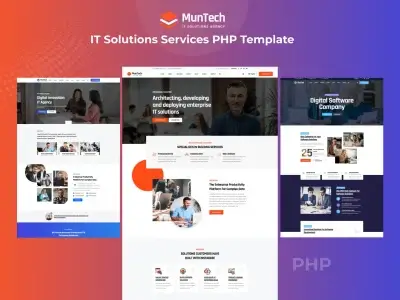 Munteh - IT Solutions Services PHP Template