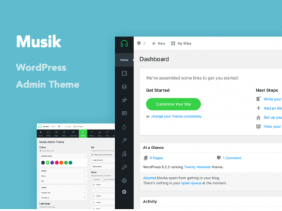 Musik - WordPress Admin Theme