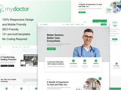 MyDoctor - Doctor On Demand Elementor Template Kit