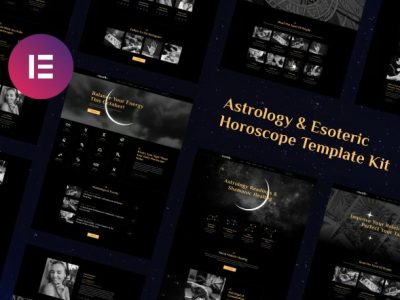Mystik | Astrology & Esoteric Horoscope Elementor Template Kit