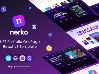NFT Portfolio Landing Page
