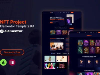 NFTku - NFT Project Elementor Template Kit