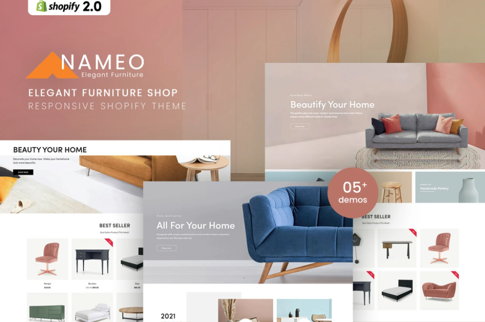 Nameo - Elegant Furniture Shop For Shopify