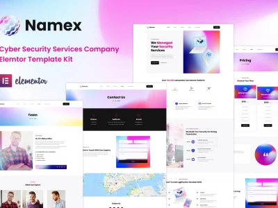 Namex - Cyber Security Services Company Elementor Template Kit