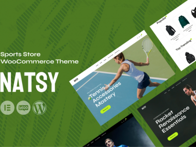 Natsy - Sports Store WooCommerce Theme