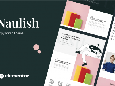 Naulish - Copywriter Elementor Template Kit