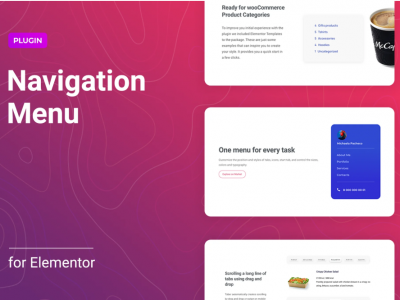 Navigation Menu for Elementor