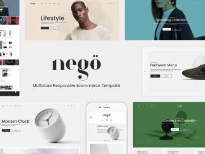 Nego - Minimalist Responsive Opencart 3 Theme