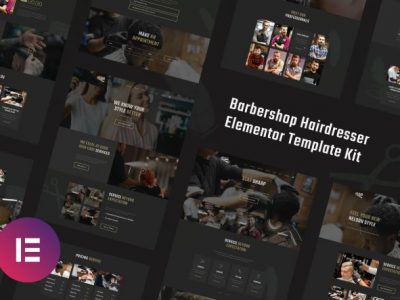 Nelson - Barbershop & Hairdresser Elementor Template Kit