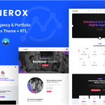 Nerox - Agency & Portfolio WordPress Theme + RTL