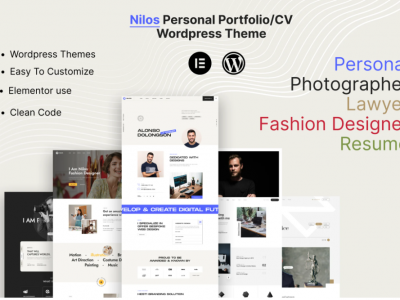 Nilos - Personal Portfolio WordPress Theme