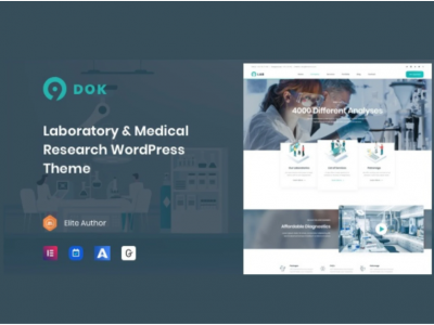 Ninedok - Laboratory & Research WordPress Theme