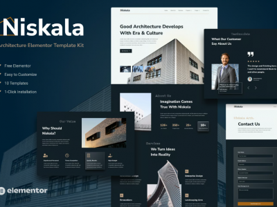 Niskala - Architercture Elementor Template Kit